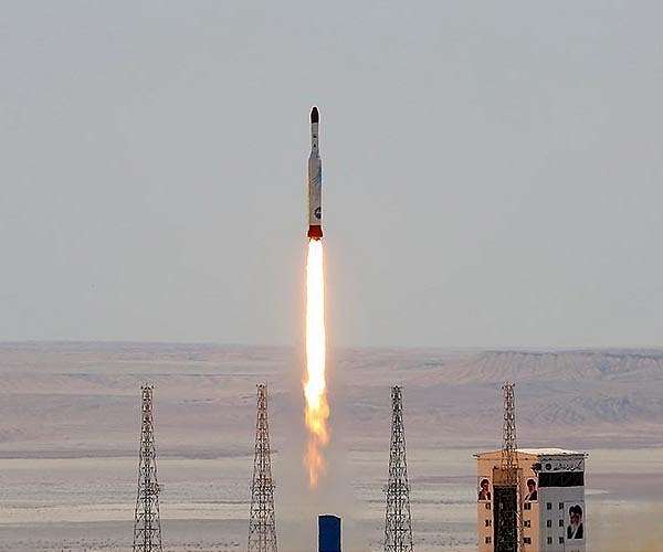 Iran launches three new satellites into low earth orbit