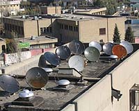 Iran destroys 100,000 satellite dishes