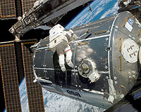 Time flies in space, astronauts on shuttle mission say