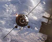 Russian Cargo Spacecraft Docks With ISS