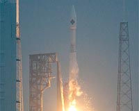 Orbital cargo ship blasts off toward space station
