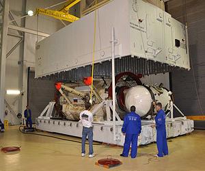 Mini-Research Module MRM1 At Cape For Shuttle Processing