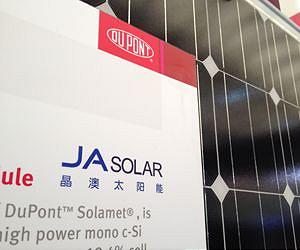 DuPont Solamet Photovoltaic Metallizations Boost Power in New JA Solar Cypress Panels