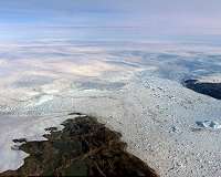 Sentinel-1A watching Jakobshavn glacier in action