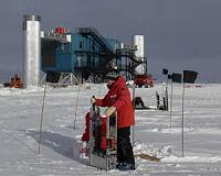 Detector at the South Pole explores the mysterious neutrinos