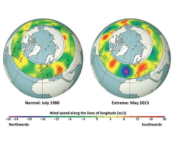 Jet stream changes could amplify weather extremes by 2060s