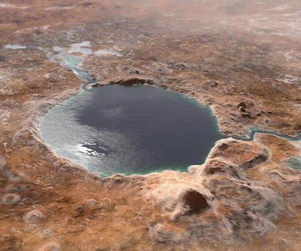 Organic molecules in Martian crater help to reconstruct planet's history