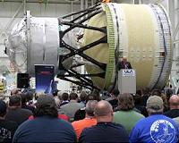 NASA Marks Completion of Test Version of Key SLS Propulsion System