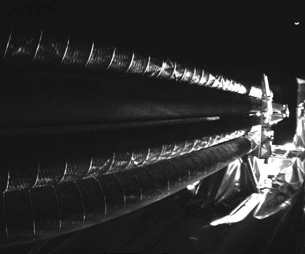 Work continues to deploy Juice RIME antenna