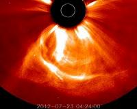 Carrington-class CME Narrowly Misses Earth