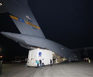 NASA's Jupiter-Bound Spacecraft Arrives In Florida