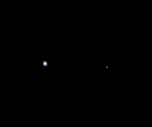 Jupiter-Bound Space Probe Captures Earth and Moon