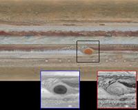 Planetary portrait captures new changes in Jupiter's Great Red Spot