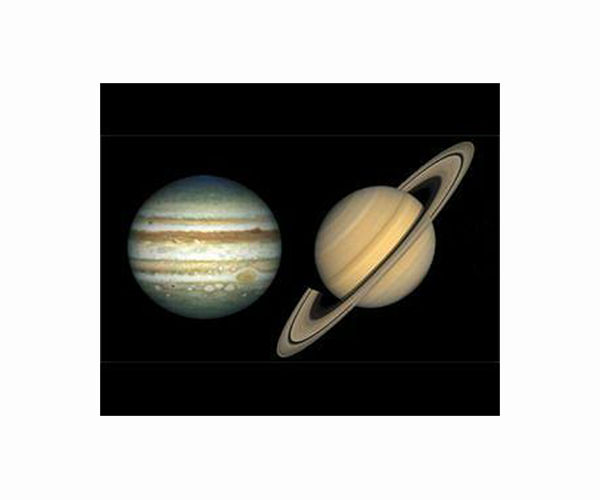 Where were Jupiter and Saturn born?
