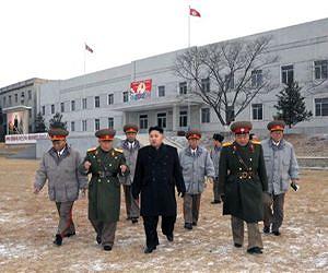 US officals 'flew to N.Korea' before rocket launch