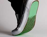 Coatings for shoe bottoms could improve traction on slick surfaces