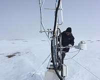 In the Arctic, spring snowmelt triggers fresh CO2 production