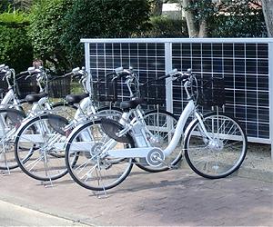 Solar-Powered Recharging Stations For Electric Bicycles