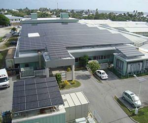 KYOCERA Installs Solar Power Generating System at Hospital in the Marshall Islands