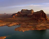 Satellite imagery shows drought-ridden Lake Powell at half capacity