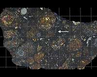 Tiny fragment of a comet found inside a meteorite