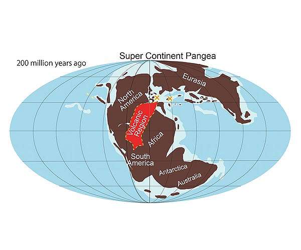 Low volcanic temperature ushered in global cooling and the thriving of dinosaurs