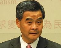 Hong Kong leader warns independence calls threaten economy