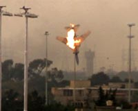 Libyan warplane crashes after attacking IS jihadists