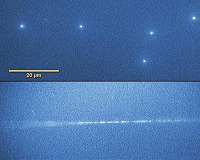 Lithium fluoride crystals 'see' heavy ions with high energies