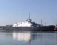 First US Littoral Combat Ship Powers Up