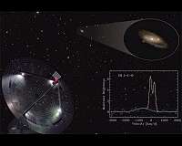 Large millimeter telescope observes powerful molecular wind in an active spiral galaxy