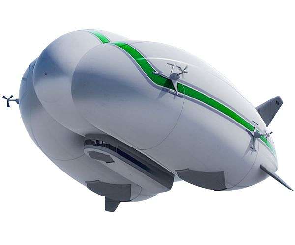 Hybrid airship enters the transfer portal