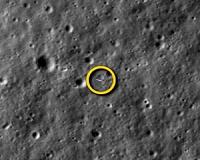 NASA's LRO Snaps a Picture of NASA's LADEE Spacecraft