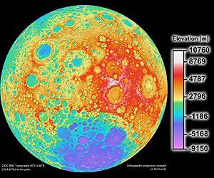 LRO Camera Team Releases High Resolution Global Topographic Map of Moon