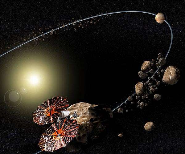 NASA's Lucy science mission will fly by eight asteroids