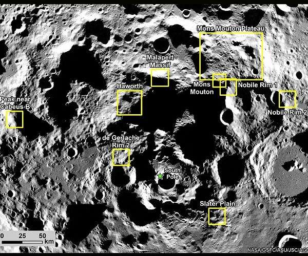 NASA outlines new potential landing regions for Artemis III mission