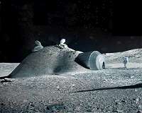 Lunar lava tube could be used as a moon mission base