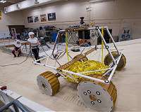 New moon rover tested in Lunar Operations Lab