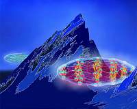 Roton quasiparticles observed in quantum gas