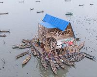 Lagos floating school collapses in heavy rains