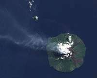 Volcano erupts on remote Papua New Guinea island