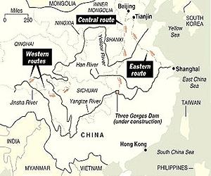 China water diversion project poses risks