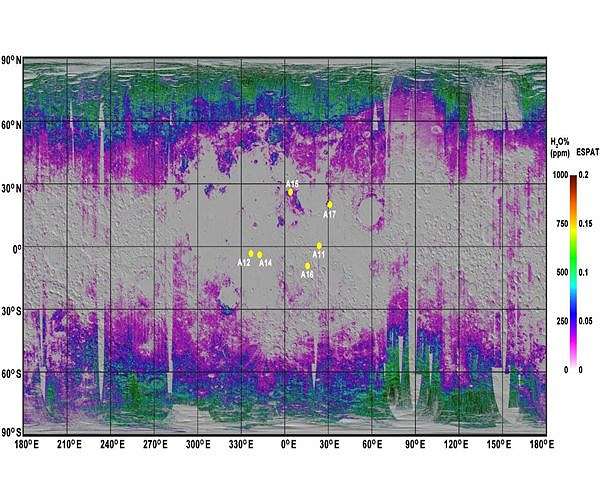 Lunar soil has the potential to generate oxygen and fuel