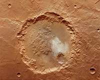 A chaos found only on Mars