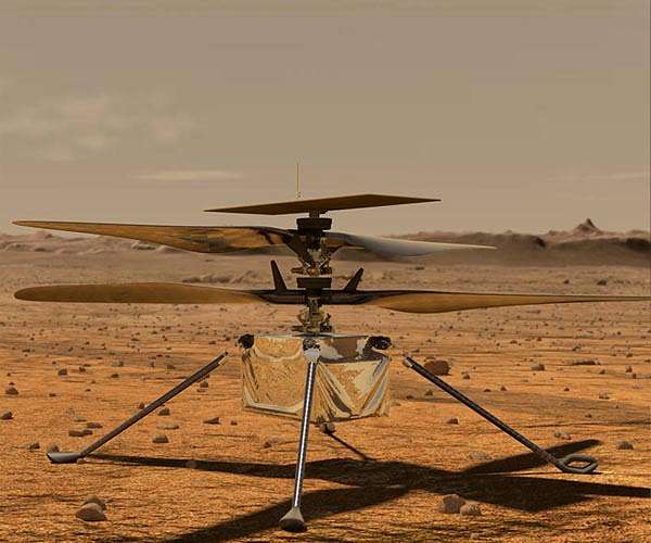 NASA Ingenuity Mars Helicopter prepares for first flight