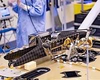 Mars Helicopter attached to Perseverance Mars rover