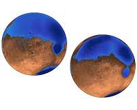 Mars' oceans formed early, possibly aided by massive volcanic eruptions