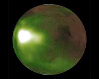 NASA's MAVEN observes Martian night sky pulsing in ultraviolet light