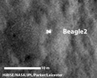 Long-lost British space probe found on Mars: agency