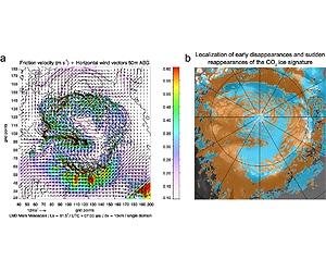 Peculiar Phenomena During Northern Spring On Mars